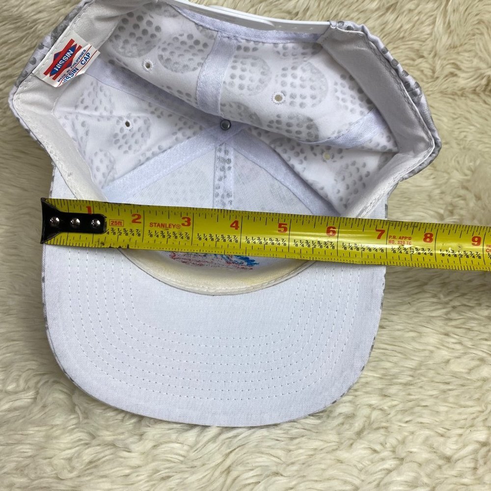 VTG Trucker Hat Golf Balls All Over Print American Flag Embroidery Joseph House - Picture 10 of 12